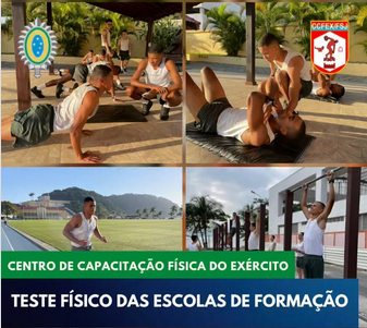 Teste Físico das Escolas de Formação - CCFEx